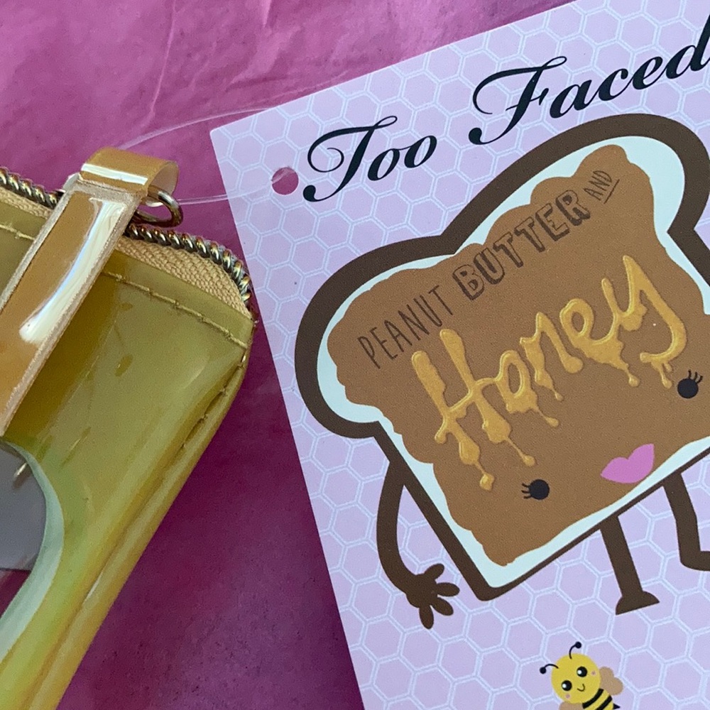 Too Faced Peanut Butter & Honey Makeup Bag